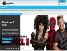 Tablet Screenshot of cinestar.com.pk