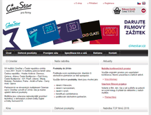 Tablet Screenshot of firmy.cinestar.cz